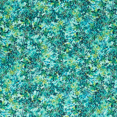 Lotus and Koi - Leaves Green Yardage