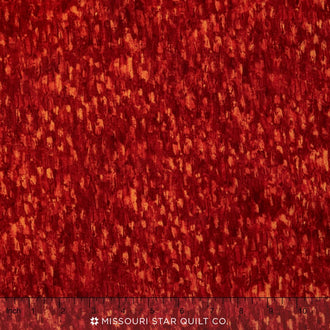 Vincent Van Gogh 2 - Texture Crimson Yardage