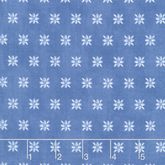 Morning Blooms - Ditzy Blue Yardage