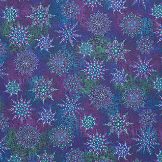 On Dragonfly Wings - Cirrus Beaded Medallion Multi Yardage