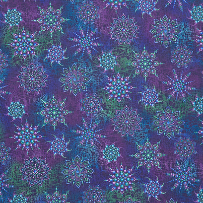 On Dragonfly Wings - Cirrus Beaded Medallion Multi Yardage