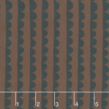 Night Rainbow - Scallop Umber Yardage