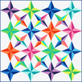 Missouri Star Kona Cotton Solid Miracle Star Quilt Kit Primary Image