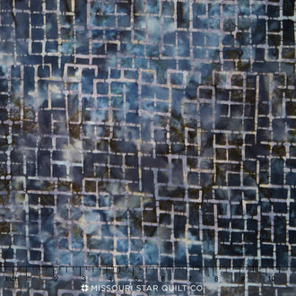 Artisan Batiks - Elementals Boxed In Smoke Batiks Yardage
