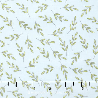 Fawns and Friends - Branches Blue Yardage