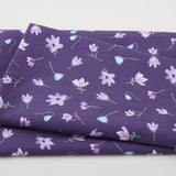 Dreaming of Tuscany - Watercolor Flowers Purple 2 Yard Cut Primary Image