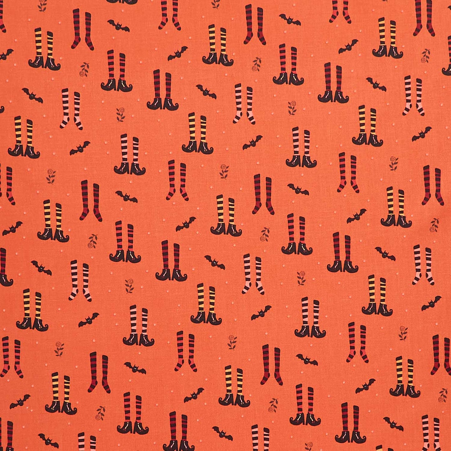 Little Witch - Witches Socks Pumpkin Yardage Primary Image