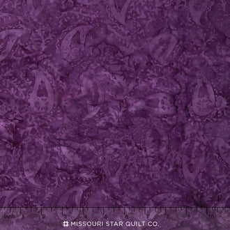 Tonga Batiks Wide - Paisley Purple 106" Backing