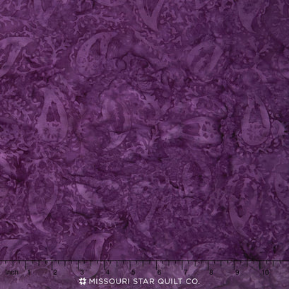 Tonga Batiks Wide - Paisley Purple 106" Backing