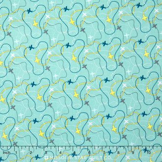 Little Flyers - Flight Blue Yardage
