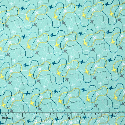 Little Flyers - Flight Blue Yardage