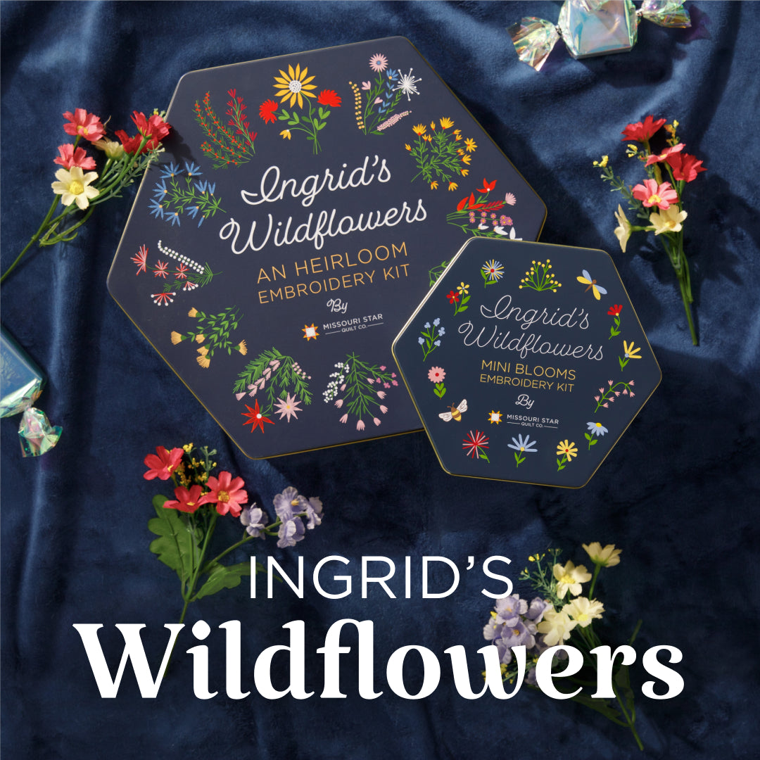 Ingrid's Wildflowers embroidery collection