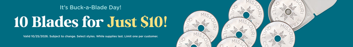 Buck-A-Blade Day: 45mm Rotary Blades 10-Pack $10