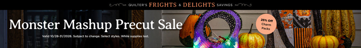 Monster Mashup Precut Sale: 25% Off Charm Packs