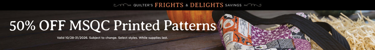MSQC Print Patterns 50% Off
