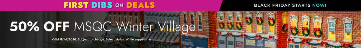50% Off MSQC Winter Village