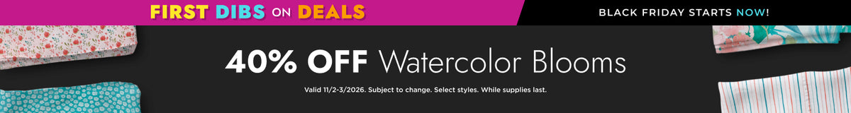 Watercolor Blooms 40% Off