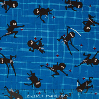 Year of the Ninja - Main Blue Yardage