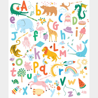 Get Your Cray-on - Crayola Alphabet Animal Multi Panel
