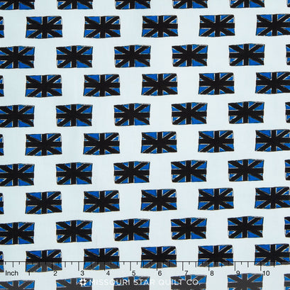 British Invasion - Flag Blue Yardage