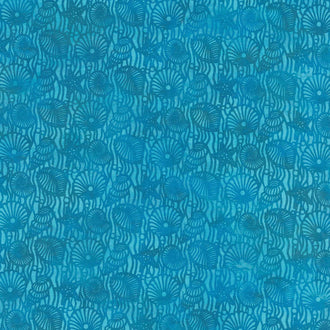 Calypso III - Shells Teal Yardage