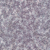 Shadow Blooms Batiks - Vines and Sprigs Purple Foxglove Yardage