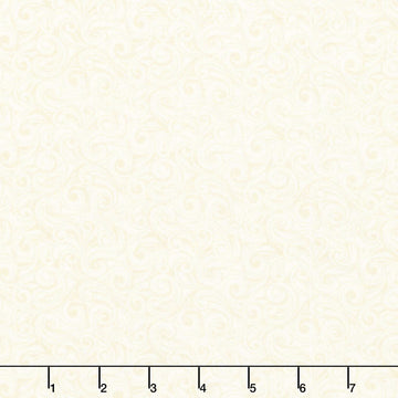 Songbird Holiday - Mini Swirl Cream Yardage Primary Image