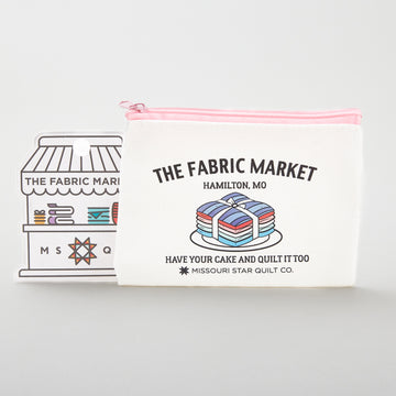 Missouri Star Have Your Cake and Quilt it Too Canvas Coin Pouch