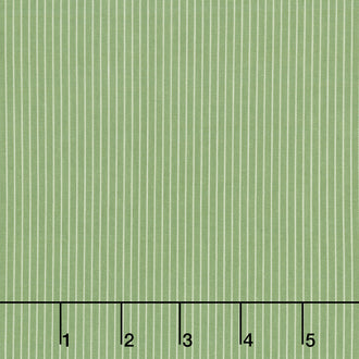 Creating Memories - Winter Woven Stripe Green Yardage