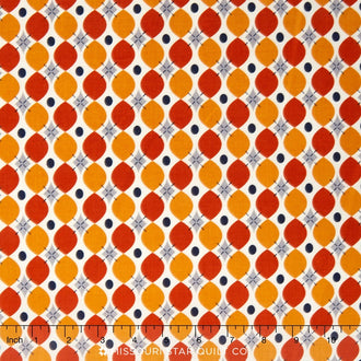 Keep on Groovin' - Groovin Wallpaper Orange Yardage