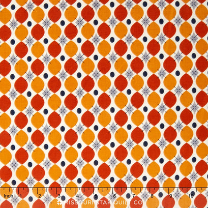 Keep on Groovin' - Groovin Wallpaper Orange Yardage