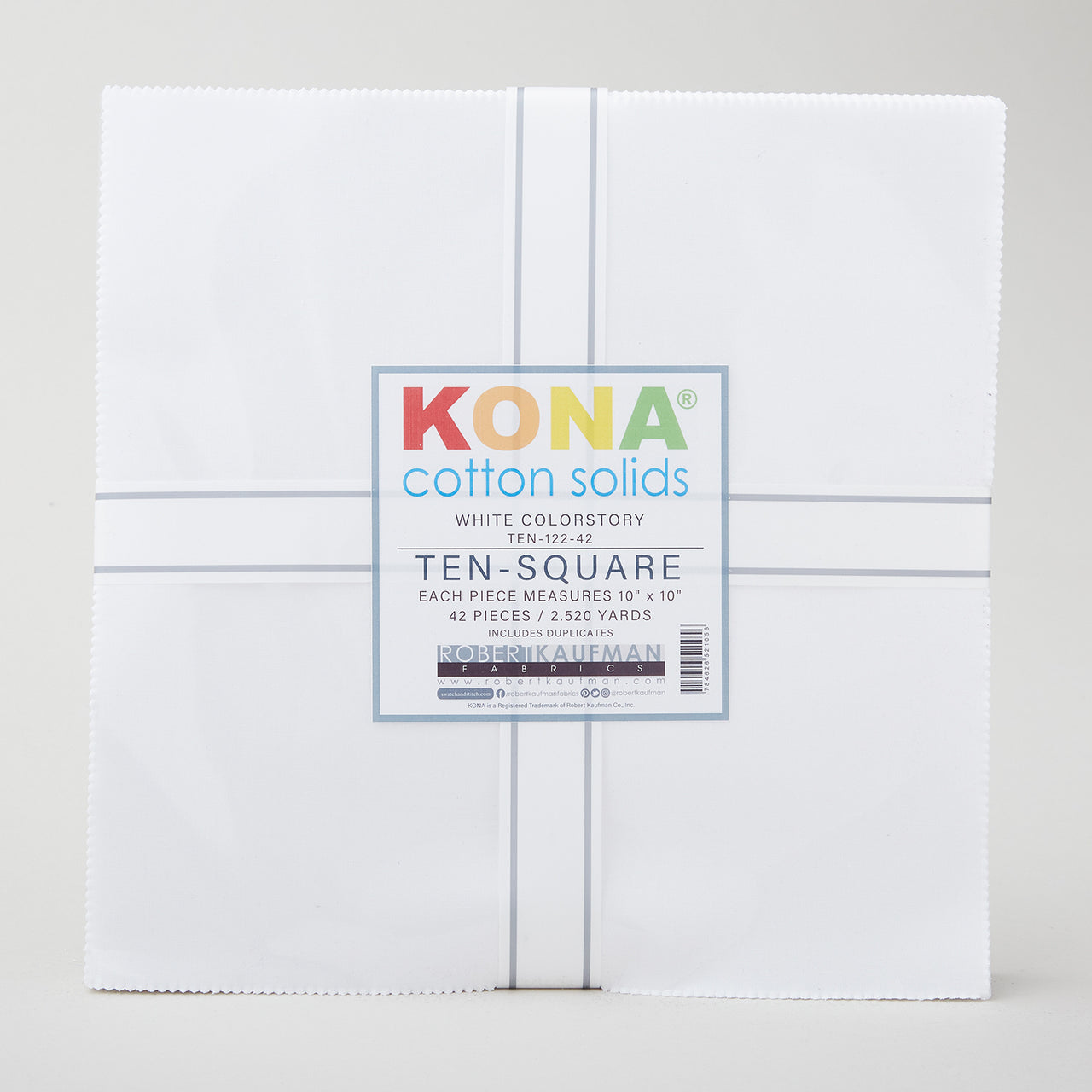 Kona Cotton - White Ten Squares Primary Image