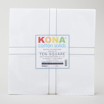 Kona Cotton - White Ten Squares Primary Image