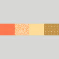 Celebrating 50 Years of Moda - Four In One Blender Print Marigold Yardage