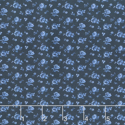 Jasper Blue - Calico Indigo Yardage