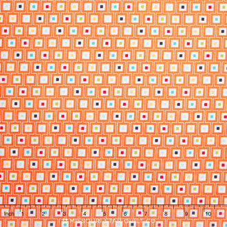 Play Ball - Geo Orange Yardage
