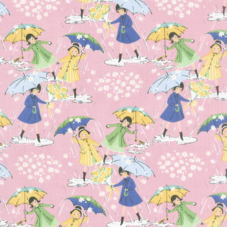Mae Flowers - Mae Main Pink Yardage
