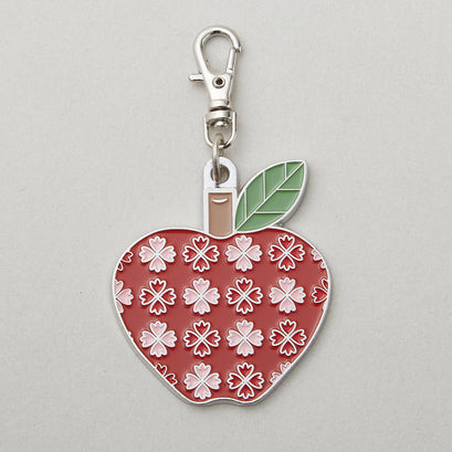 Lori Holt Enamel Happy Apple Charm