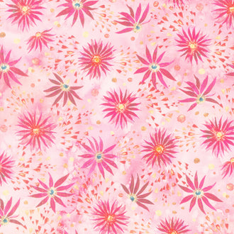 Coming Up Roses - Rose Colored Glasses Peony Yardage