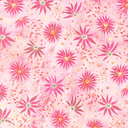 Coming Up Roses - Rose Colored Glasses Peony Yardage