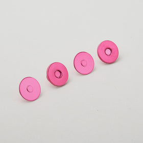 Sallie Tomato Tula Pink 3/4" 2mm Magnetic Snap - Set of Two Pink Primary Image