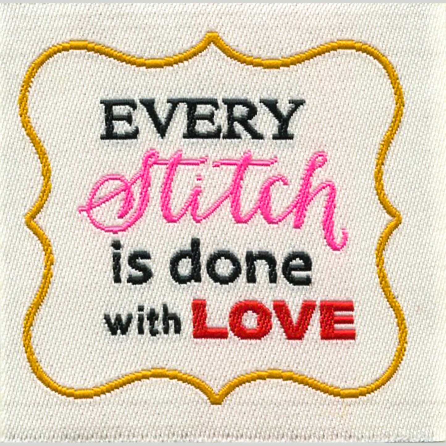 Minki Kim Woven Labels - Every Stitch Alternative View #1