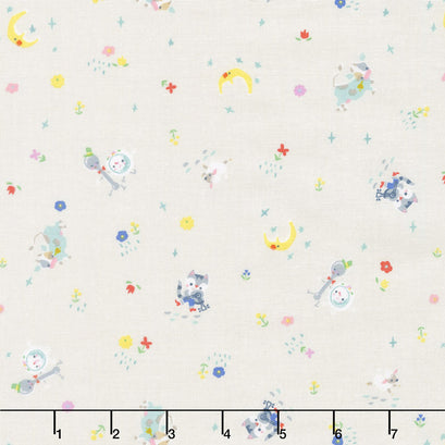Once Upon a Rhyme - Diddle Cream Yardage