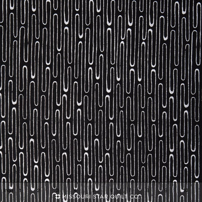 Sparkle - Maze Black Metallic Yardage