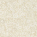 Calista - Teal Flowers Ivory Pearlized Yardage