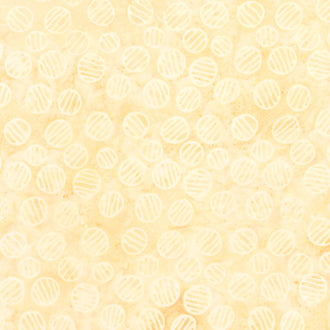 Tranquil Moments Batiks - Circles with Lines Cantaloupe Yardage