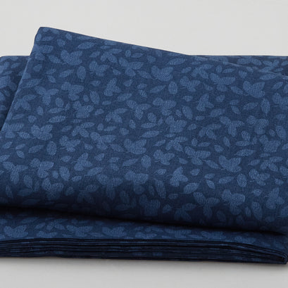 Enchantment - Leaf Ditzy Dark Blue 3 Yard Cut
