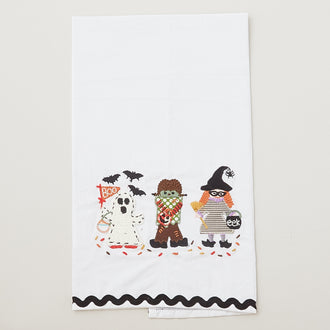 Trick or Treaters Tea Towel