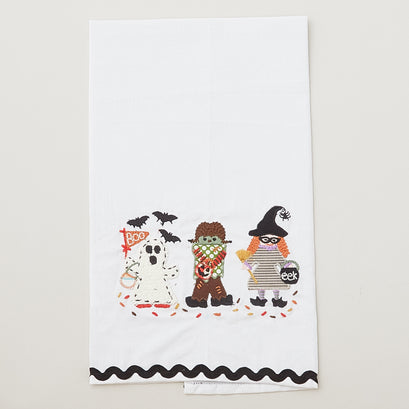 Trick or Treaters Tea Towel