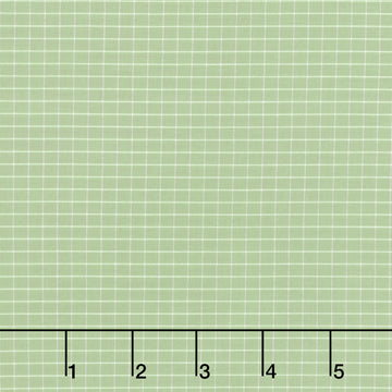 Creating Memories - Spring - Woven Plaid Pea Green Yardage Primary Image